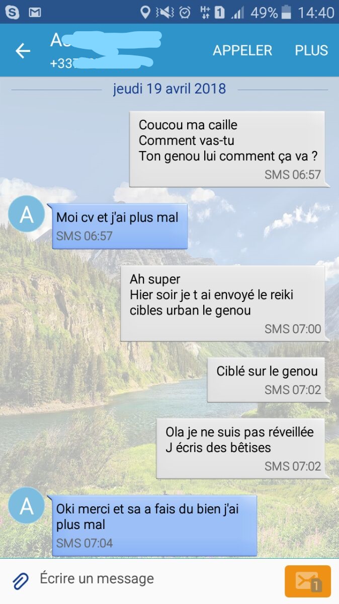 conversation soin genou astrid